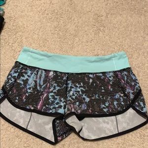 Lululemon speed shorts